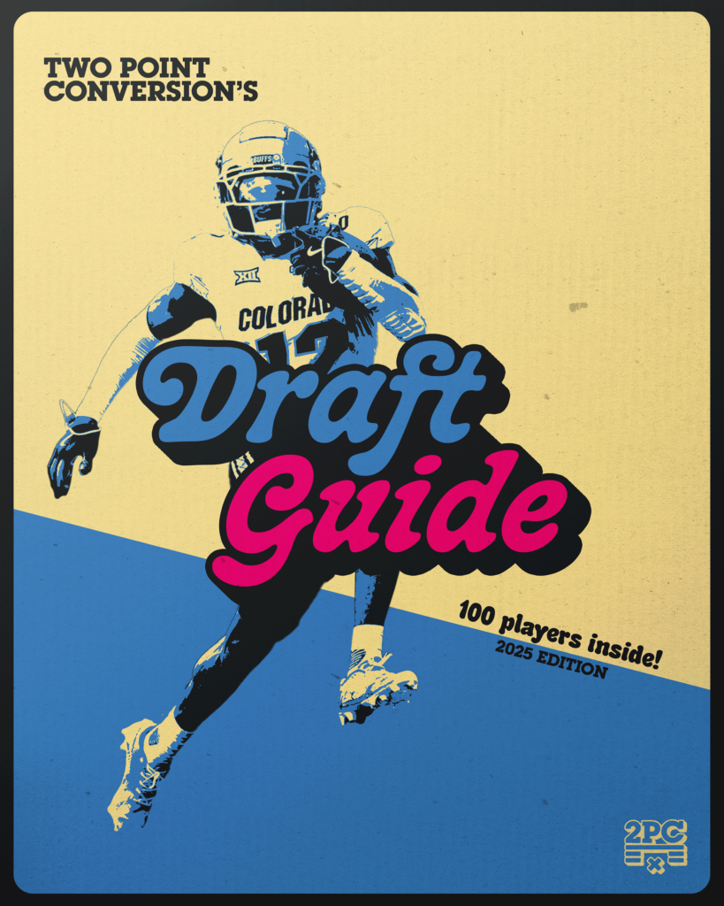 Travis Hunter, 2025 Two-Point Conversion Draft Guide